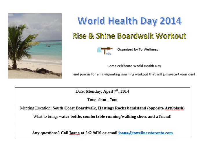 World Health Day - To Wellness